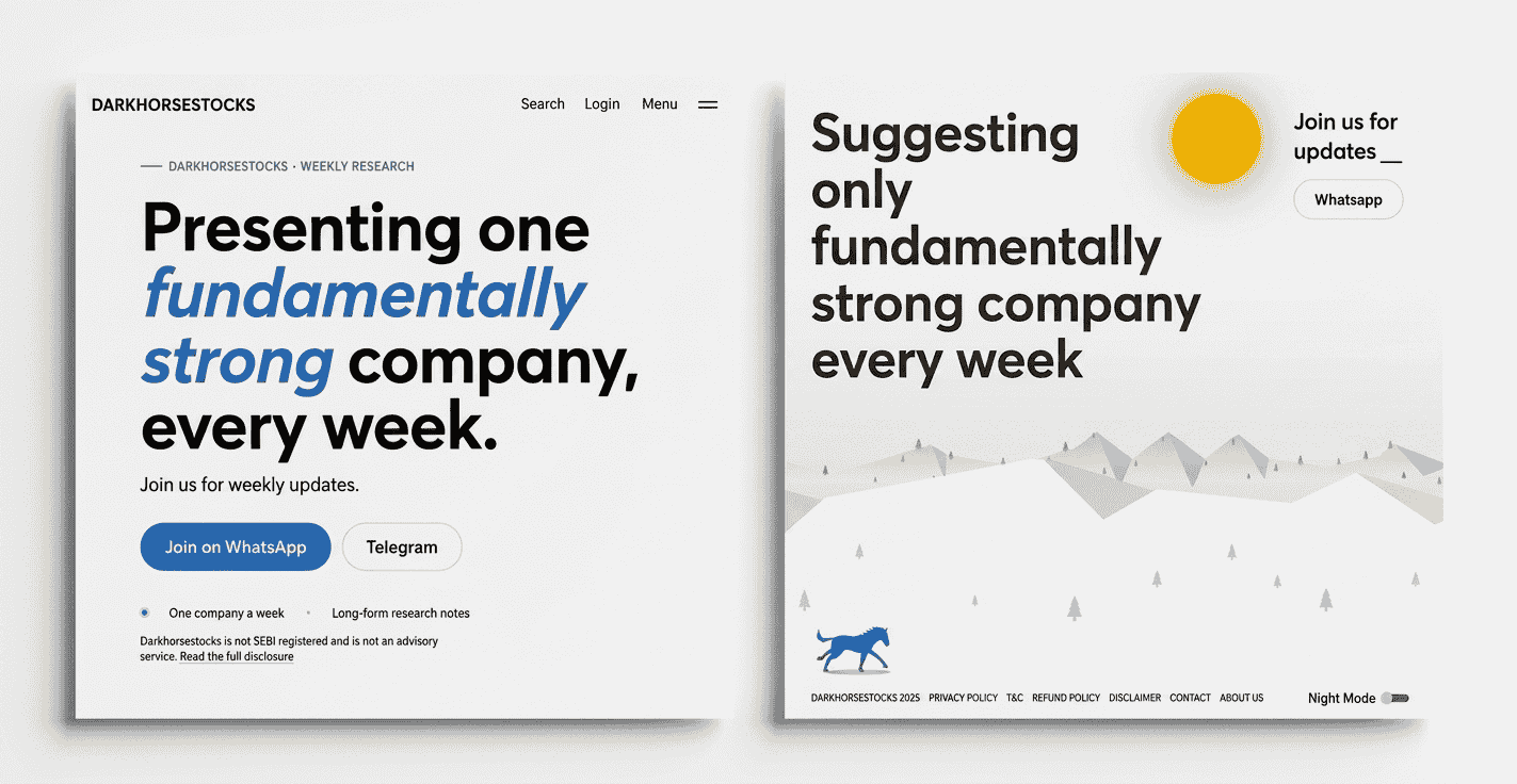 DarkHorseStocks about the company
